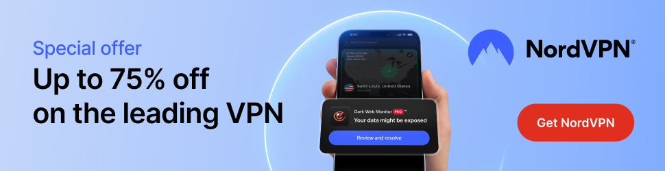 NordVPN - Up to 75% off on the leading VPN